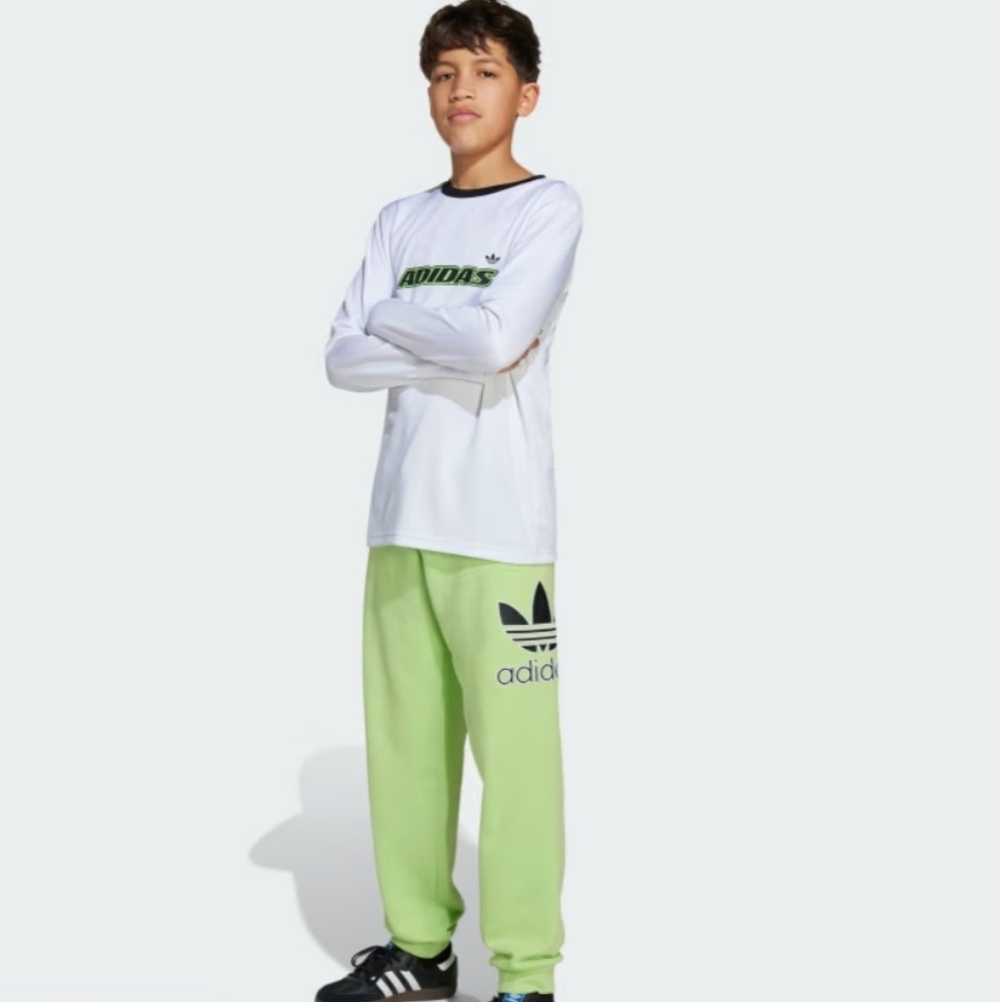 adidas Originals Kids' Big Logo Oversized Sweatpants
